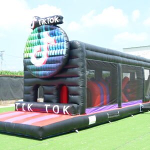 Parcours d'Obstacles Gonflable Tik Tok